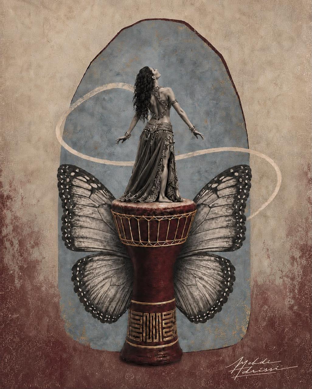 Wings of Rhythm (Burgundy Version)